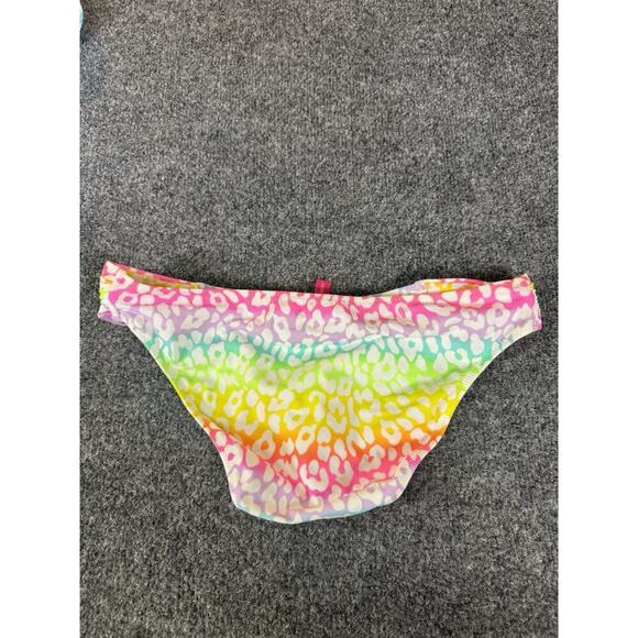 Retired Victoria’s Secret Multicolor Cheetah Print Bikini Bottoms Size Medium - Picture 6 of 6